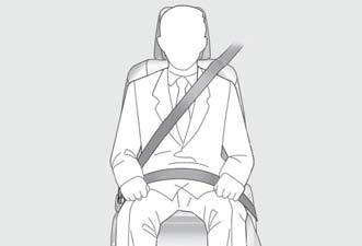 Lexus ES. Seat belt instructions for Canadian owners (in French)
